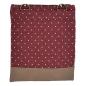 Preview: Handtasche Canvas Crossbag Punkte berry von No Name